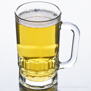 Eco-friendly Wholesale Clear Beer Mug Glass